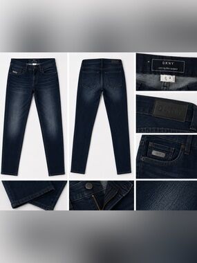 DKNY Women's Dark Wash Skinny Jeans